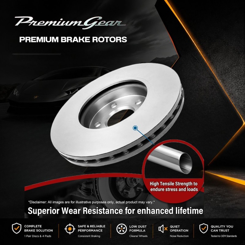Front Premium Disc Rotors+Brembo NAO Brake Pads 235mm for Mazda MX-5 NA 89-93 gallery