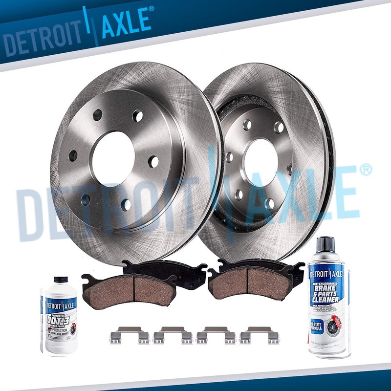 Rear Disc Brake Rotor + Ceramic Pad for 2004 – 2006 2007 2008 2009 Cadillac SRX