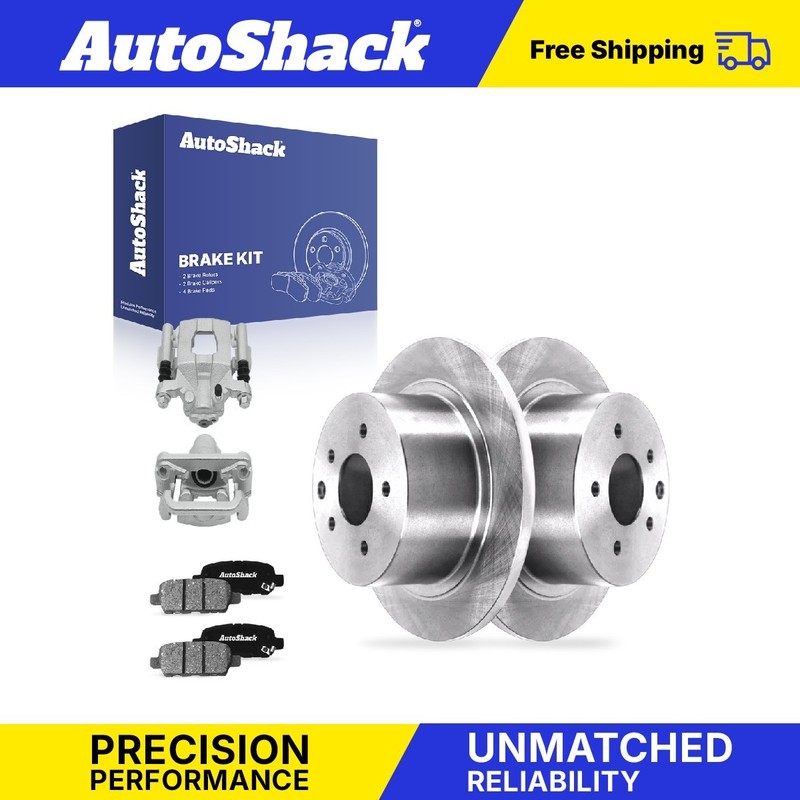 Rear Brake Rotors Ceramic Pads Calipers for Nissan, Altima 2007-2009