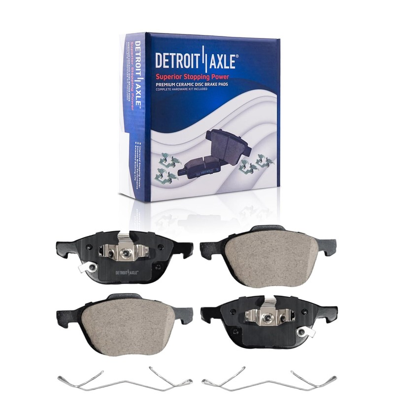 8pc AWD Front Rear Drilled Brake Rotors Brake Pads for 2018-2021 Ford EcoSport gallery