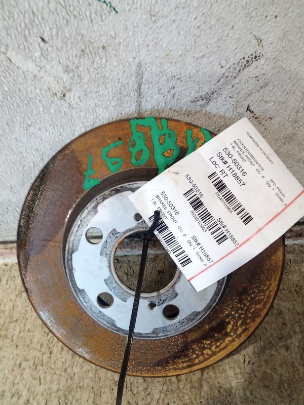 Front Brakes Fits 11-17 LEXUS CT200H 4010963