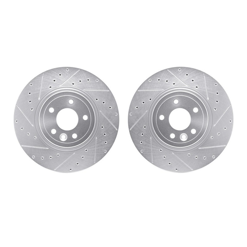 WGPN1-20016 R1 Concepts Brake Discs 2-Wheel Set Front AWD for Jaguar XF XE 17-19
