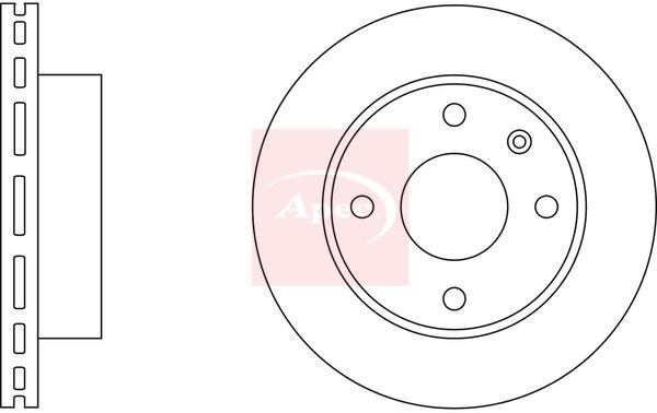 Brake Disc Front DSK145 Fits Ford Escort Orion Sierra TVR Chimaera Griffith APEC