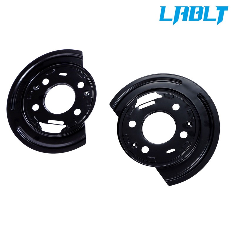 LABLT 2× Brake Backing Plate Dust Shield For Chevy Avalanche GMC Yukon 1999-06 gallery