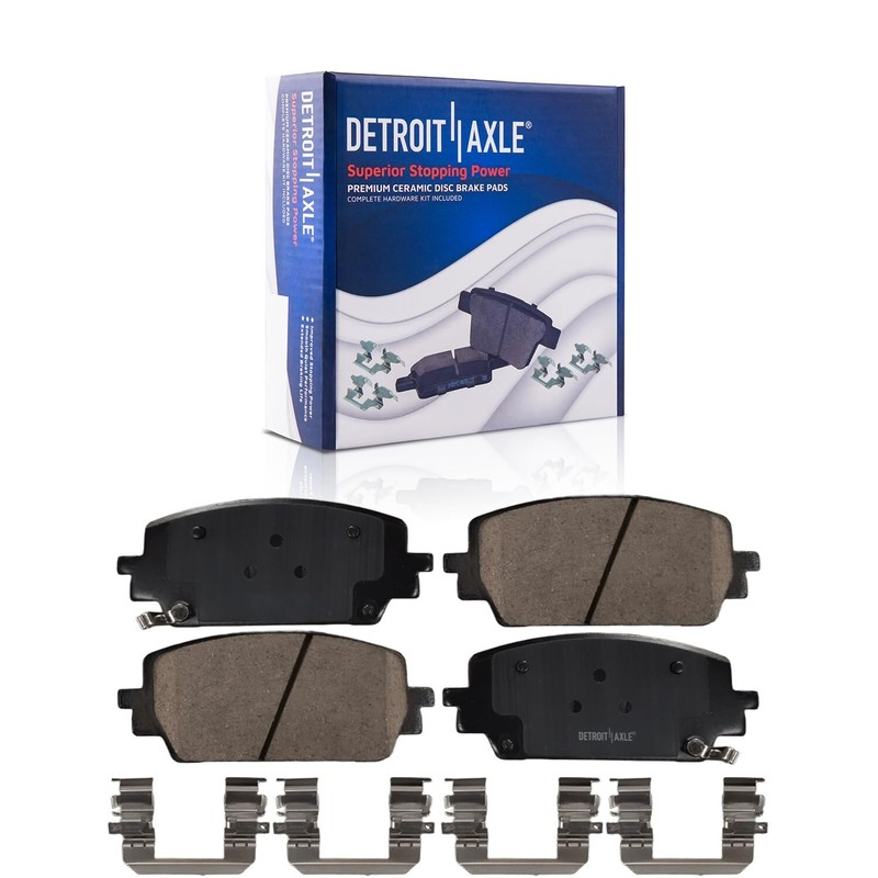 Front Rear Disc Rotors Ceramic Brake Pads fits for 2021 - 2023 Santa Fe Sorento gallery