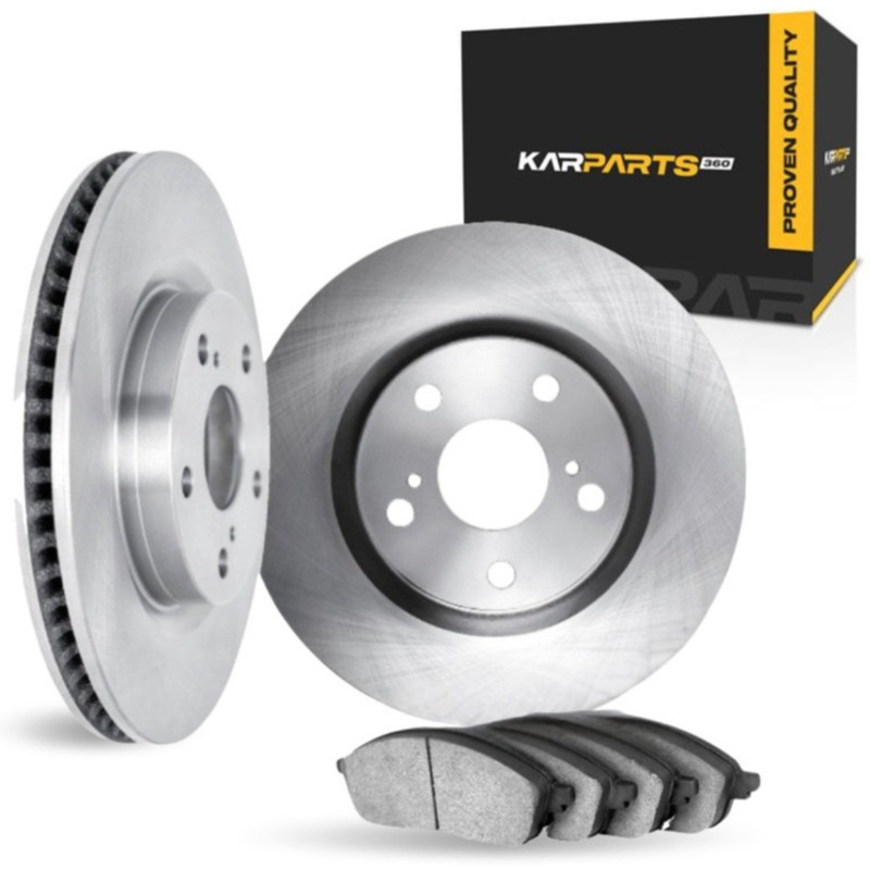 For Land Rover Discovery Sport 2015-2019 Brake Rotor Set Front | Plain Rotor