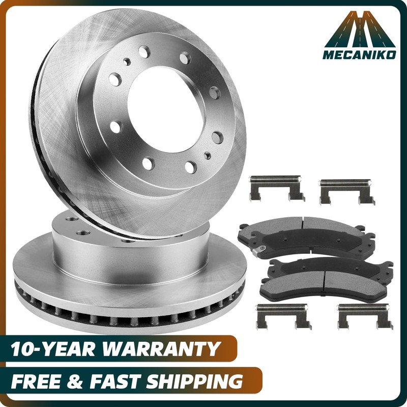 Front Disc Brake Rotors Pad Kit for Express Savana 2500 Silverado Sierra 1500 HD
