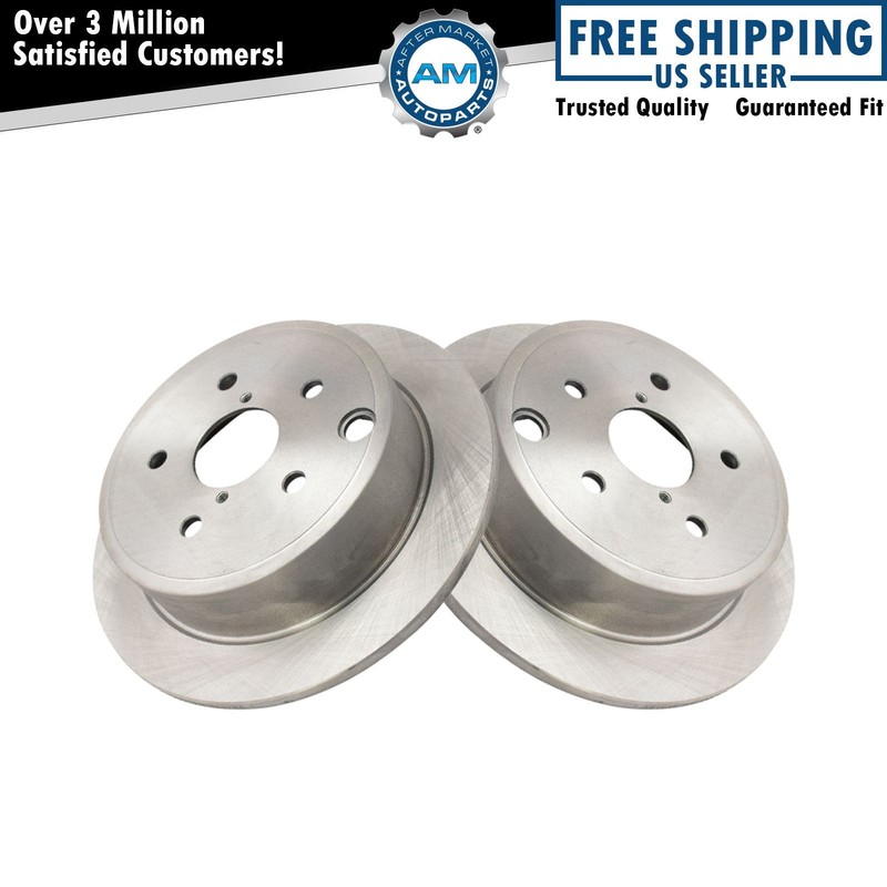Rear Brake Rotors Set Solid For 2019-2022 Toyota C-HR