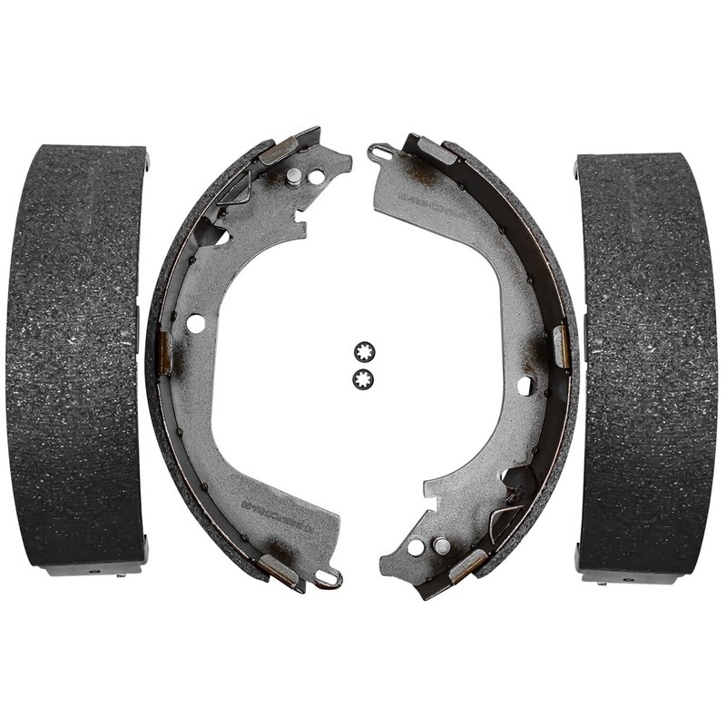 Front Rotors & Ceramic Pads Rear Drum Shoes for 2009-2013 Silverado Sierra 1500 gallery
