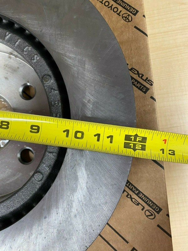 2019-2023 TOYOTA RAV4 GENUINE OEM NEW FRONT BRAKE ROTORS 4351206200 gallery
