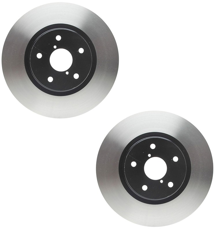 New Pair Set 2 Front Coated Disc Brake Rotors ACDelco For Legacy Tribeca WRX