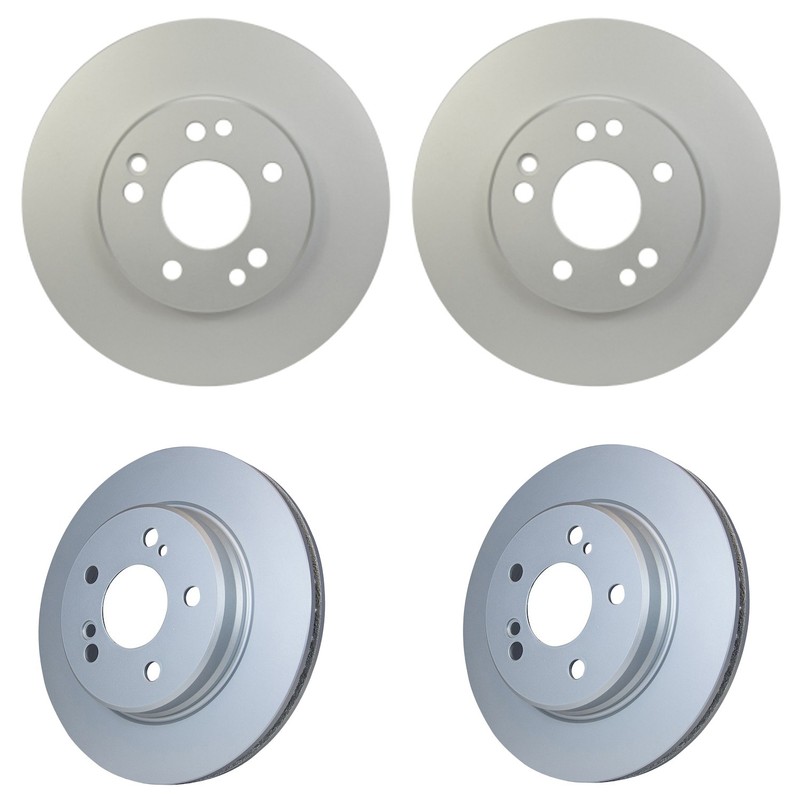 Hella Front 294mm Rear 278mm Brake Vented Rotors Kit For W124 400E E420 Sedan