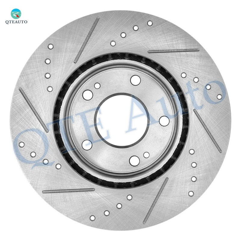 Front Drilled Slotted Brake Disc Rotors 280mm For 2014-2020 KIA Soul gallery
