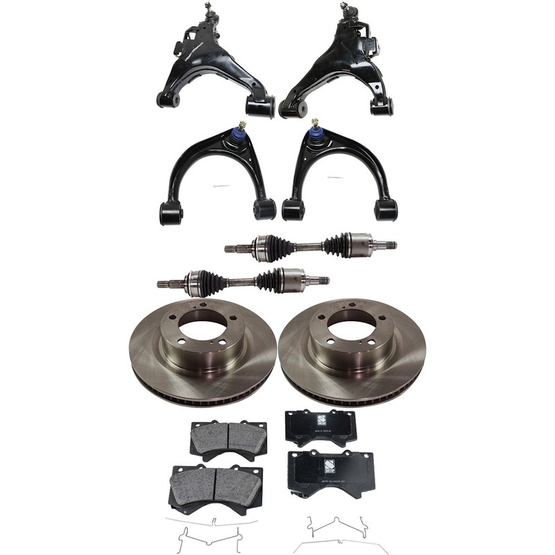 Kit Control Arm Ball Joint Suspension Front Driver & Passenger Side Upper