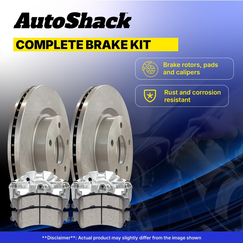 Front Rear Brake Rotors Ceramic Pads Calipers for Toyota, RAV4 2006-2012 gallery