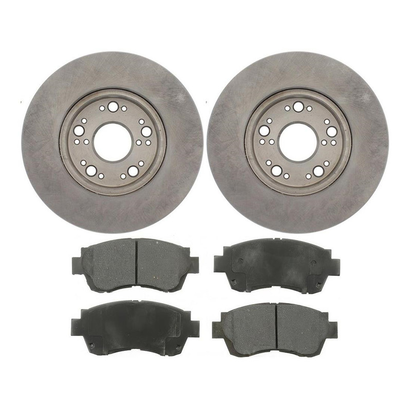 Front Brake Rotors + Ceramic Brake Pads for 1990 Lexus LS400 gallery