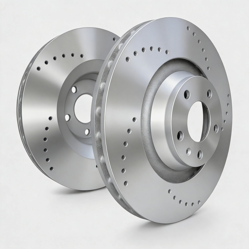 SP Perf. C52-6924-P Disc Brake Rotor Set for 88-91 Toyota Camry LE Sedan/Wagon