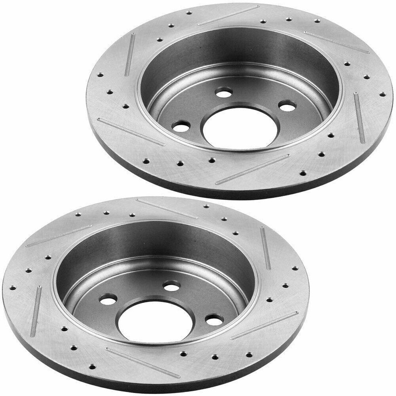Rear Drilled Brake Rotors and Ceramic Pads For Hyundai Sonata Brake Rotor gallery