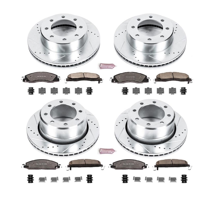 Powerstop K5458-36 Z36 Truck Tow Noise-Free Dust-Free for 09-18 Ram 2500 / 3500