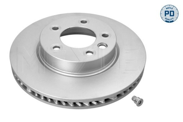 Single Meyle 183 521 1102/PD Front Right Brake Disc 330mm Vented Fits Porsche VW