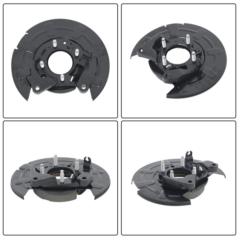 LABLT Brake Backing Plate Dust Shield For Ford F-150 Lobo 2012-20 Rear RH Black gallery