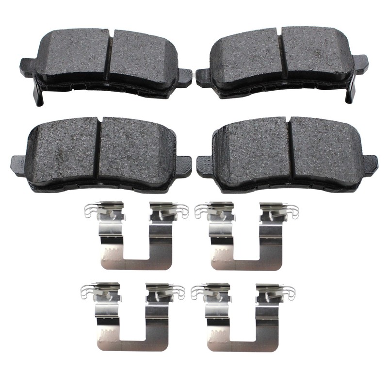 DuraGo Rear Rotors Akebono ProACT Ceramic Disc Brake Pad Kit For Acura TLX 15-20 gallery