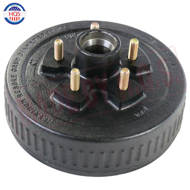 Electric PAIR Brakes Hub Drums 5 on 5" Complete Kit Trailer For 3500 LBS Axle gallery