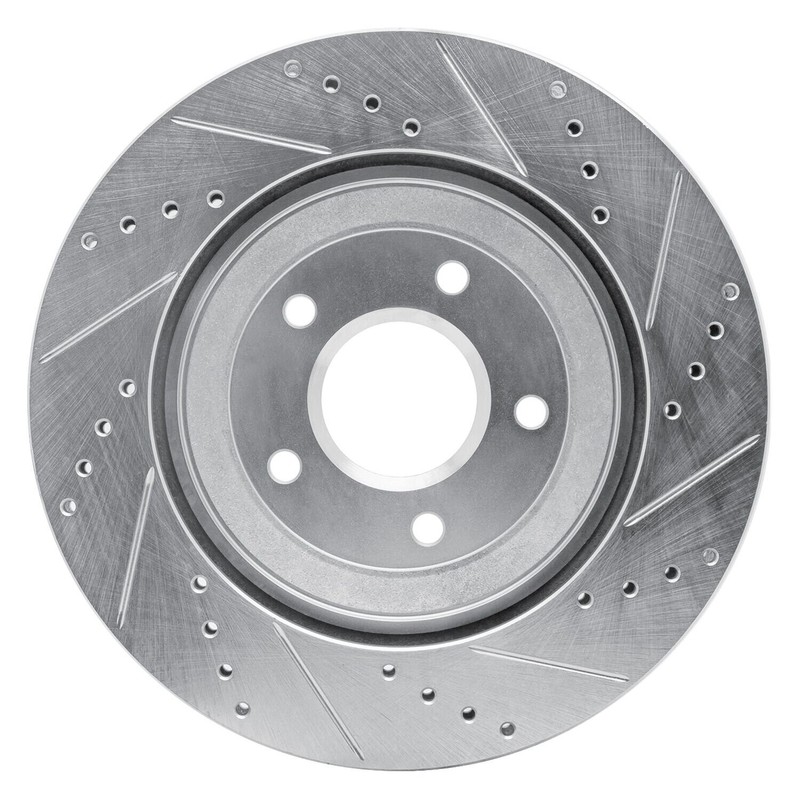 For Chevy Corvette 97-04 Brake Rotor eLINE Drilled & Slotted 1-Piece Front gallery