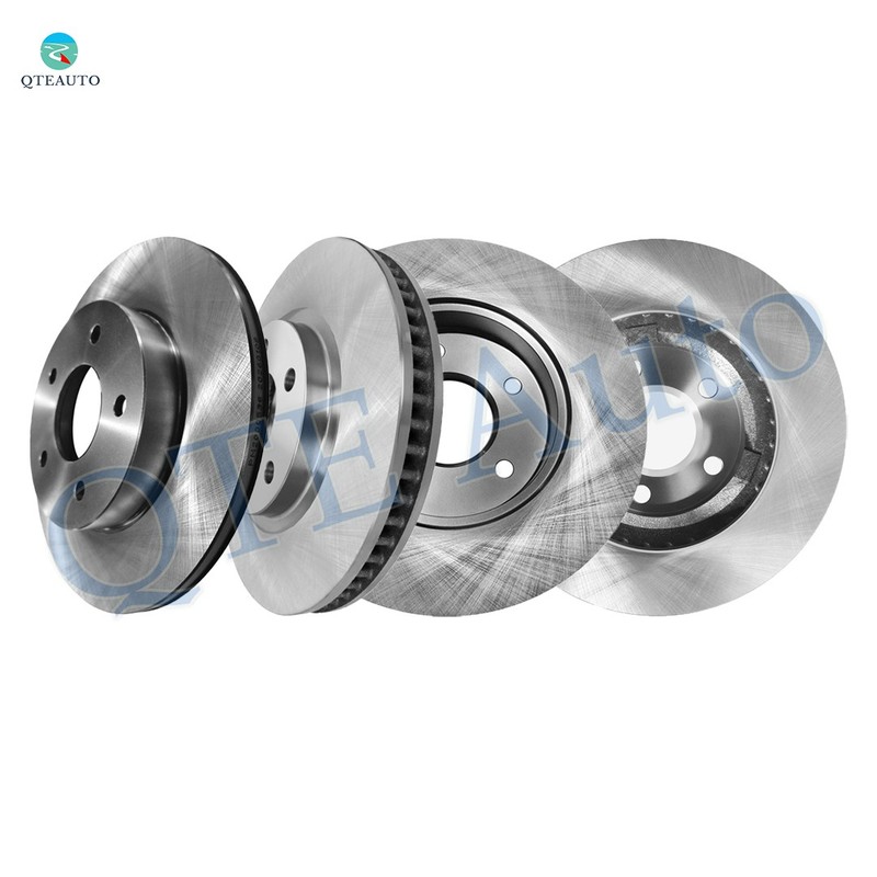 4 Front 303mm-Rear 280.8mm Brake Rotors To 1997-1999 2001-2003 Oldsmobile Aurora