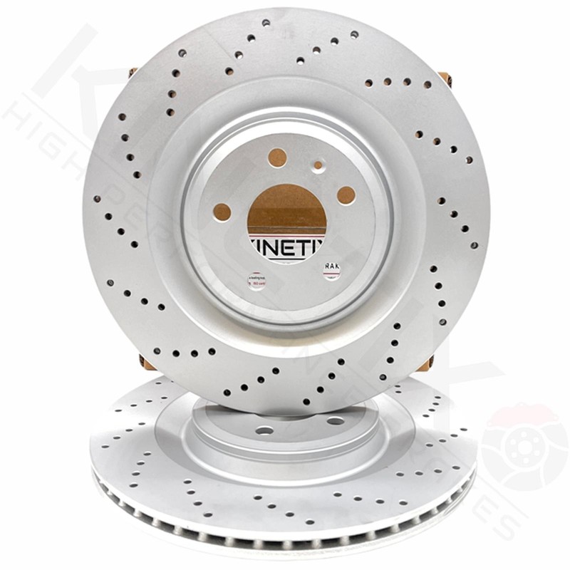 S6 S7 S8 REAR 356X22MM BRAKE DISC UPGRADE KIT FOR VW GOLF R 2.0R MK7 GTi T-ROC R gallery
