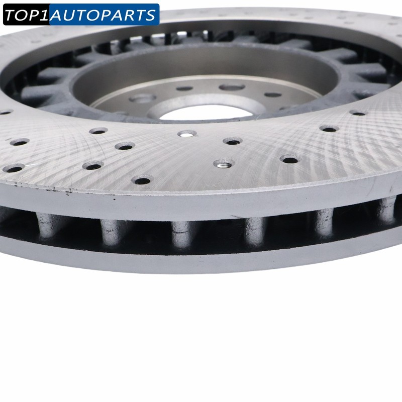 Set of 4 Brake Rotor With Holes 670035019 fit Maserati Quattroporte Ghibli 2017+ gallery