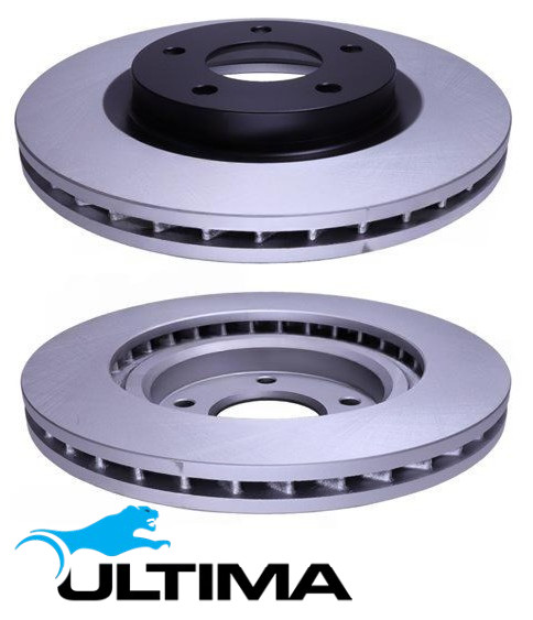 ULTIMA FRONT VENTED DISC BRAKE ROTOR SET FOR JEEP ED3 ECN ECD 2.0L 2.4L I4