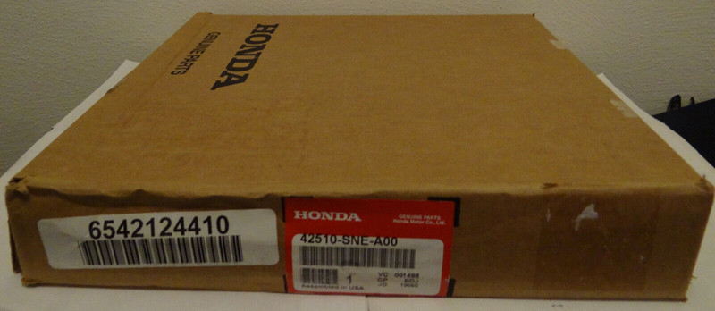 *~* Brand New *~* Genuine OEM Honda Rear Disc Brake Rotor 42510-SNE-A00
