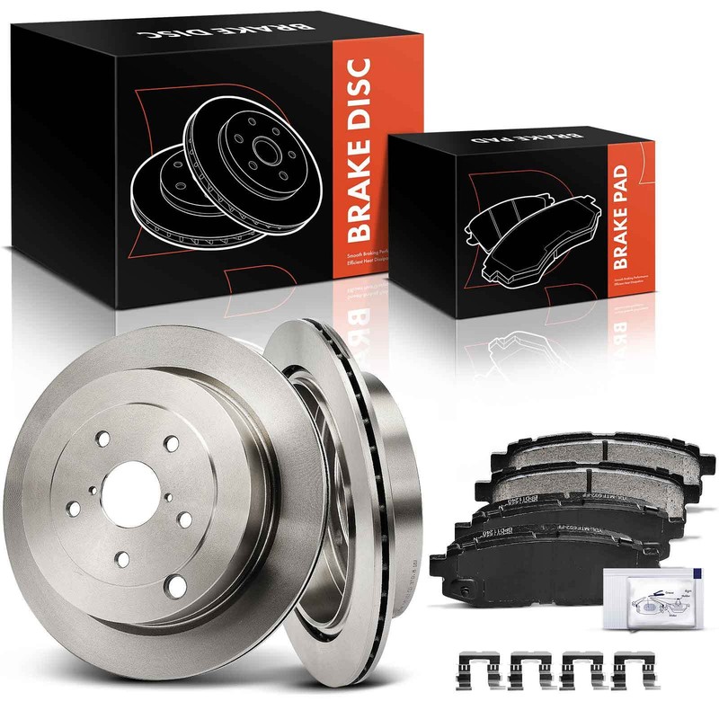 New 6x Rear Disc Brake Rotors +Ceramic Brake Pads for Subaru B9 Tribeca Tribeca
