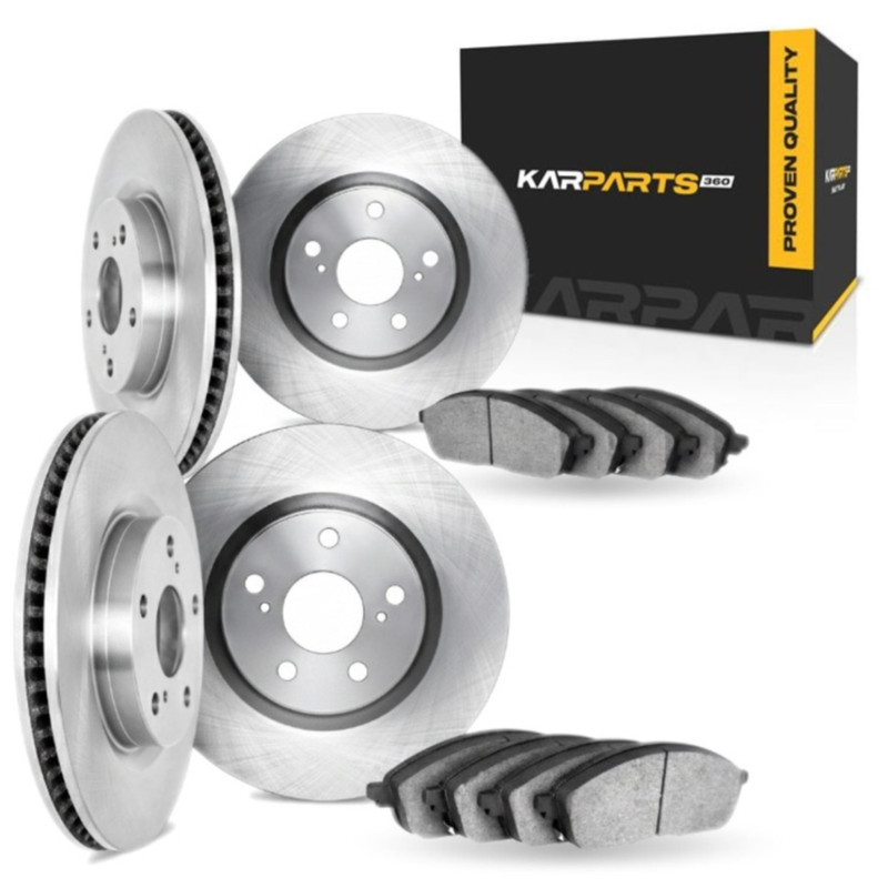 For BMW 435i/428i xDrive 2014-2016 Brake Rotor Set Front and Rear | Cast Iron