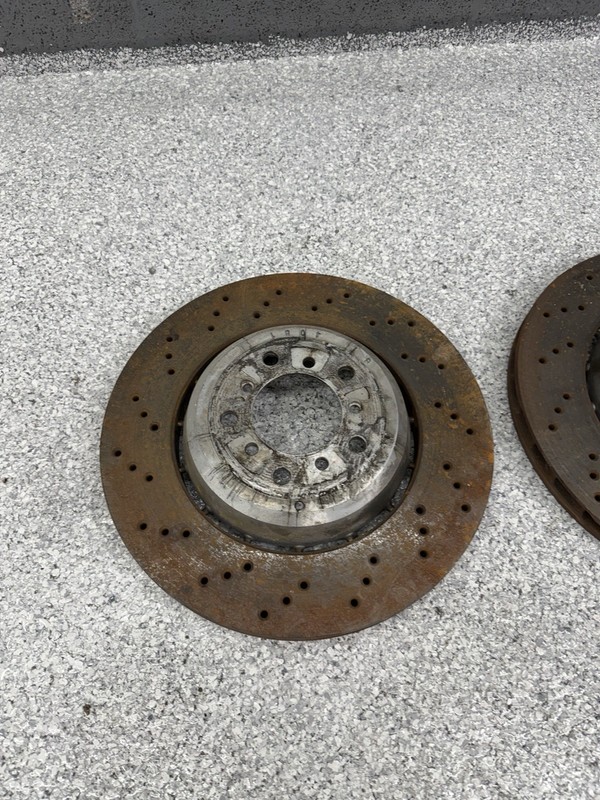 08-13 BMW E90 E92 E93 M3 Front Left & Right Ventilated Brake Disc Rotor Set gallery
