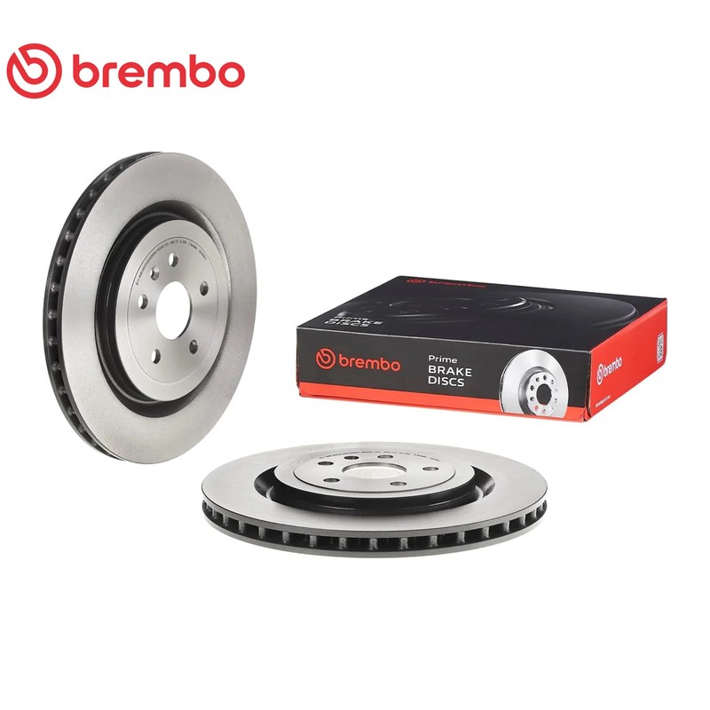 2 x Rear Disc Rotors (365mm) BREMBO 09.A508.11 for Cadillac CTS Chevrolet Camaro