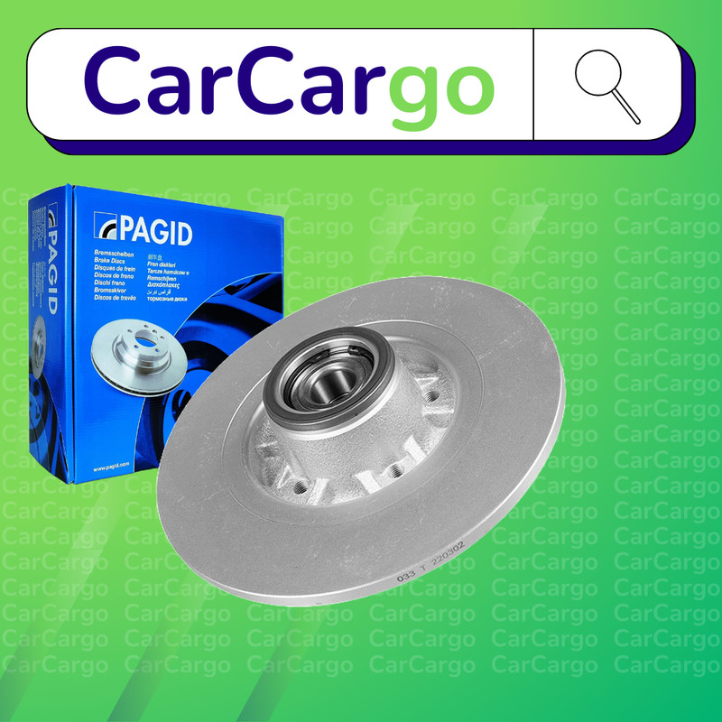 Pagid Solid Rear Brake Discs Kangoo/Grand Kangoo 1.5 dCi 90 2008-2024 274 mm