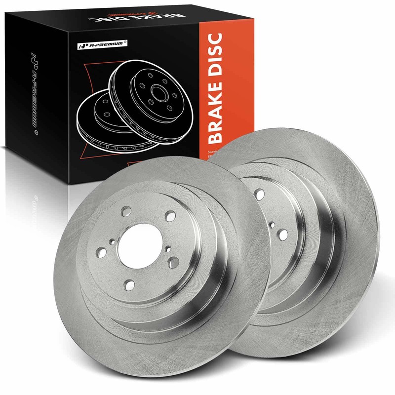 2Pcs Rear Disc Brake Rotors for Subaru Outback 2000-2004 Legacy 1999-2004 Baja