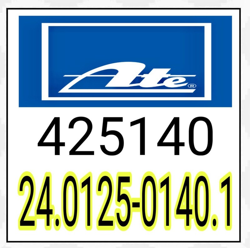 2x ATE 24.0125-0140.1 Brake Disc 260mm Front for Toyota Avensis gallery