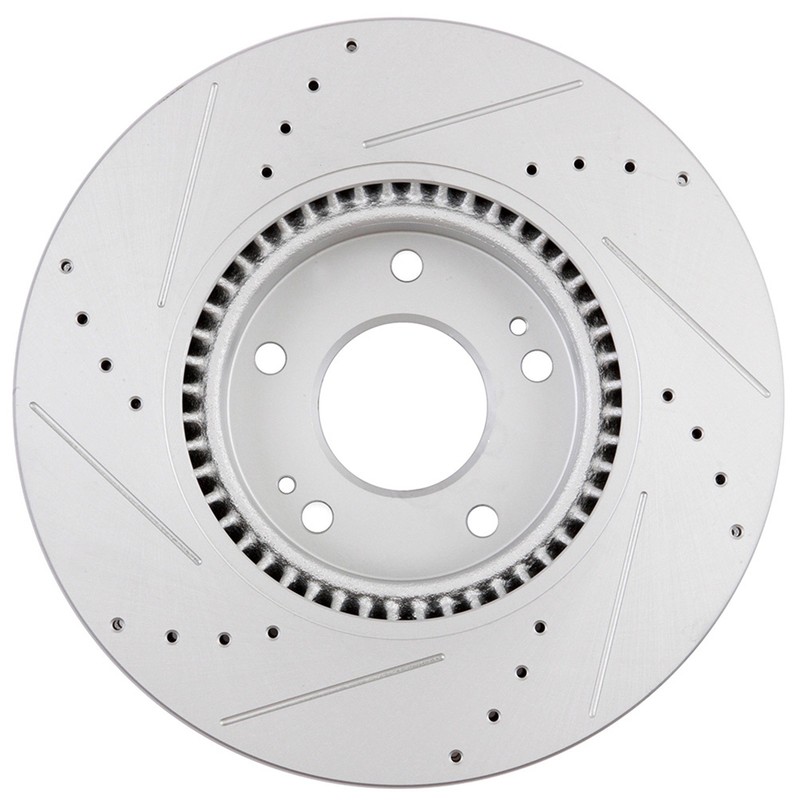 Front Rear Drilled Slotted Rotors + Pads For 2006 07 2008 For Hyundai For Sonata gallery
