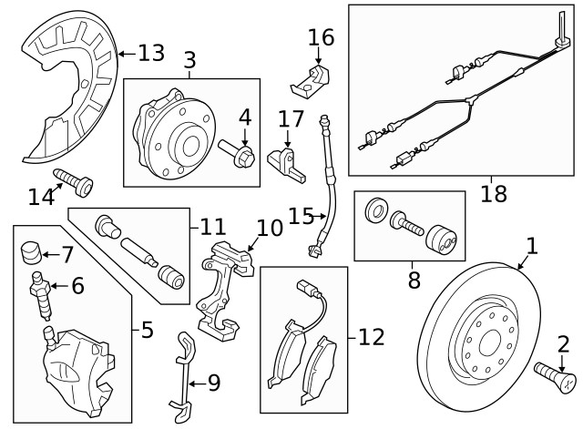 Genuine Volkswagen Disc Brake Rotor 1K0-615-301-AR gallery
