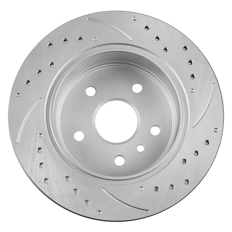 11.3" Rear Drilled Brake Rotors Ceramic Brake Pads for 2000-2004 Toyota Avalon gallery