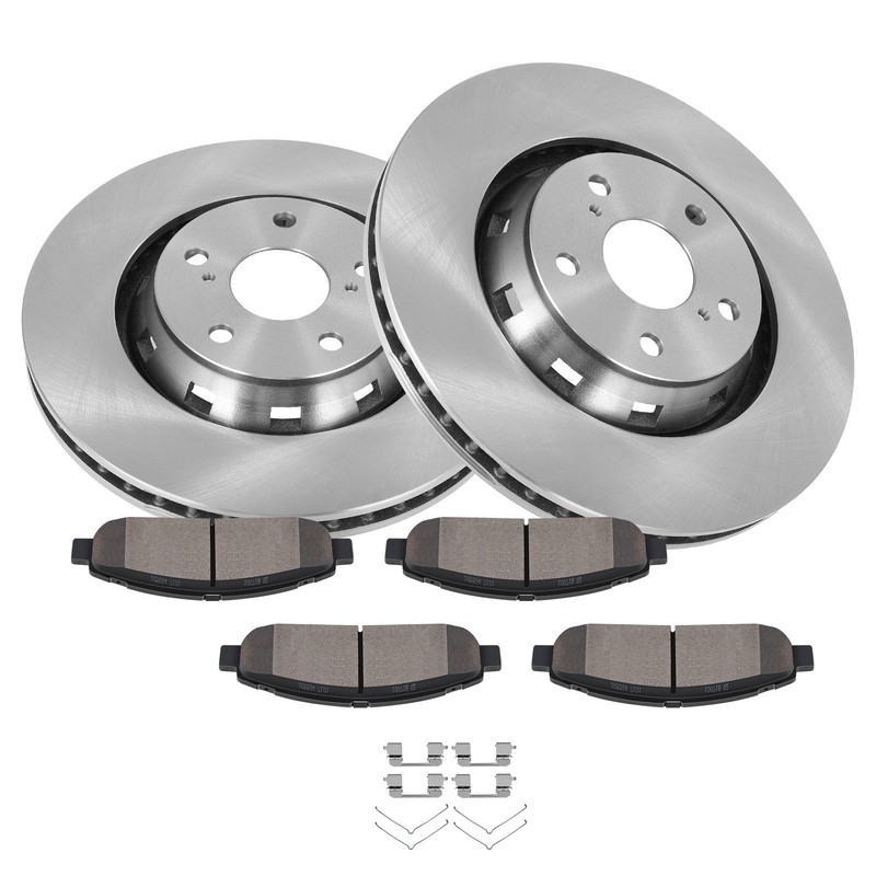 Front Brake Ceramic Pads + Solid Rotors Fits Toyota Venza 2009 10 11 12 - 2016 gallery