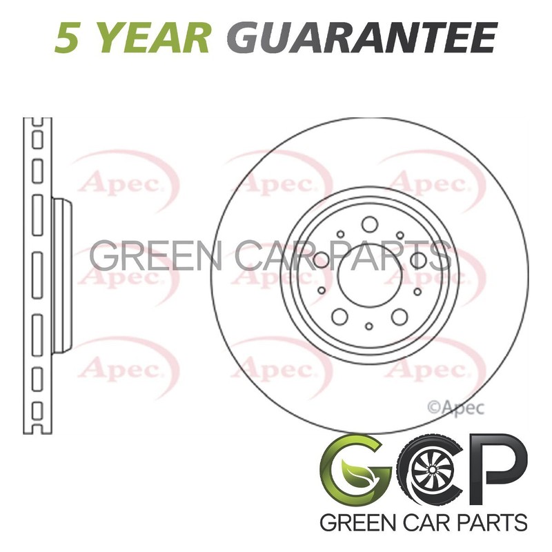 Brake Disc Front GCP Fits Volvo XC90 2002-2014 306573015
