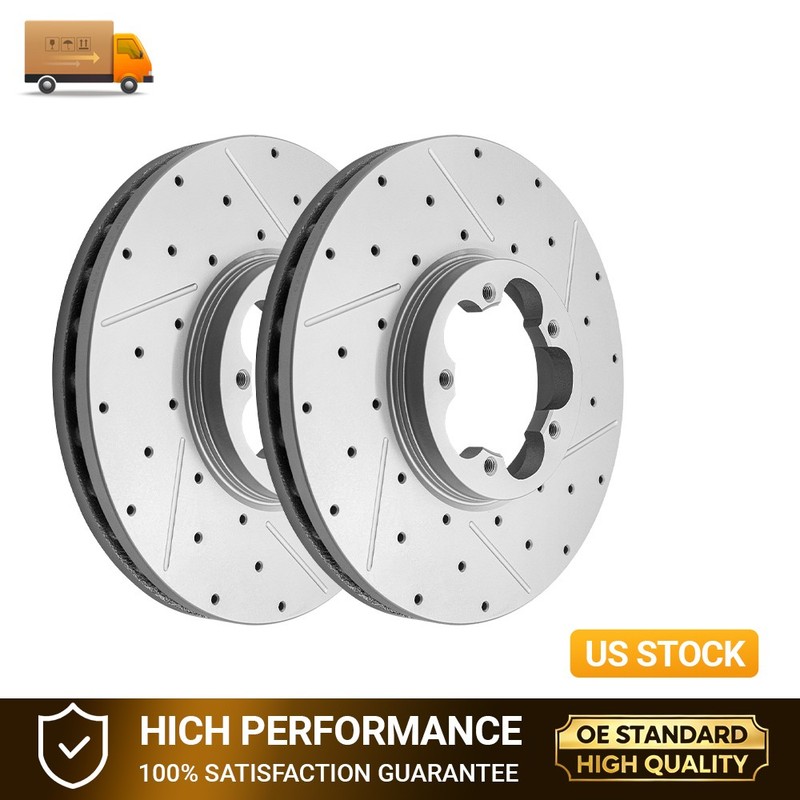 2PCS 308mm Front Disc Brake Rotors for Ford Transit-150 Transit-250 Transit-350