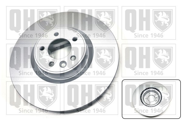 Brake Disc Single Vented Front 380mm BDC6131 Quinton Hazell LR016176 LR027106 gallery