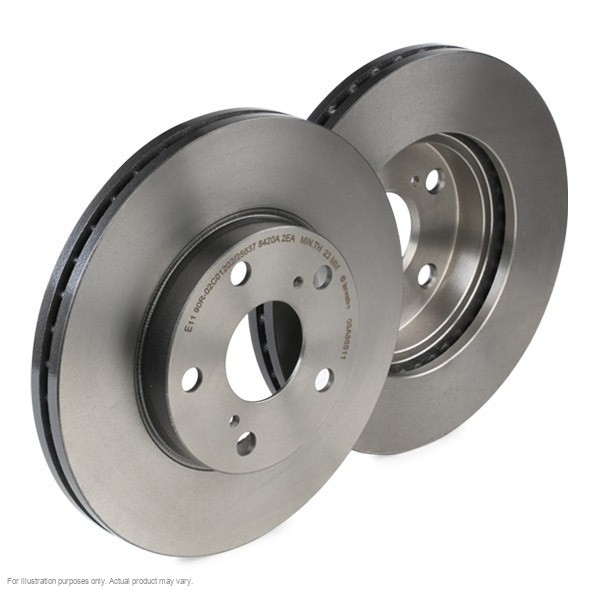 2X APEC Front Brake Discs for TOYOTA AURIS 2006-12 273mm Vented SDK6272 gallery