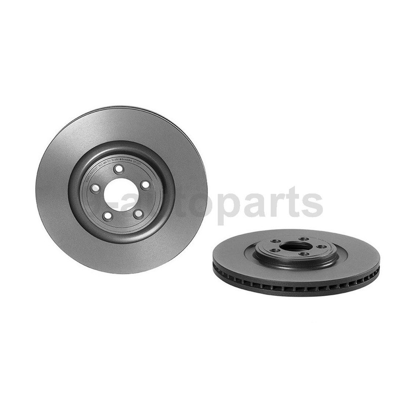 Brembo OE Front Rear Disc Brake Rotors for 2005-2009 Jaguar Super V8 gallery