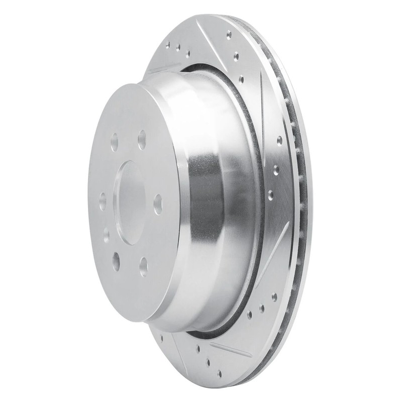 For Chevy Colorado 15-20 Brake Rotor eLINE Drilled & Slotted 1-Piece Rear gallery